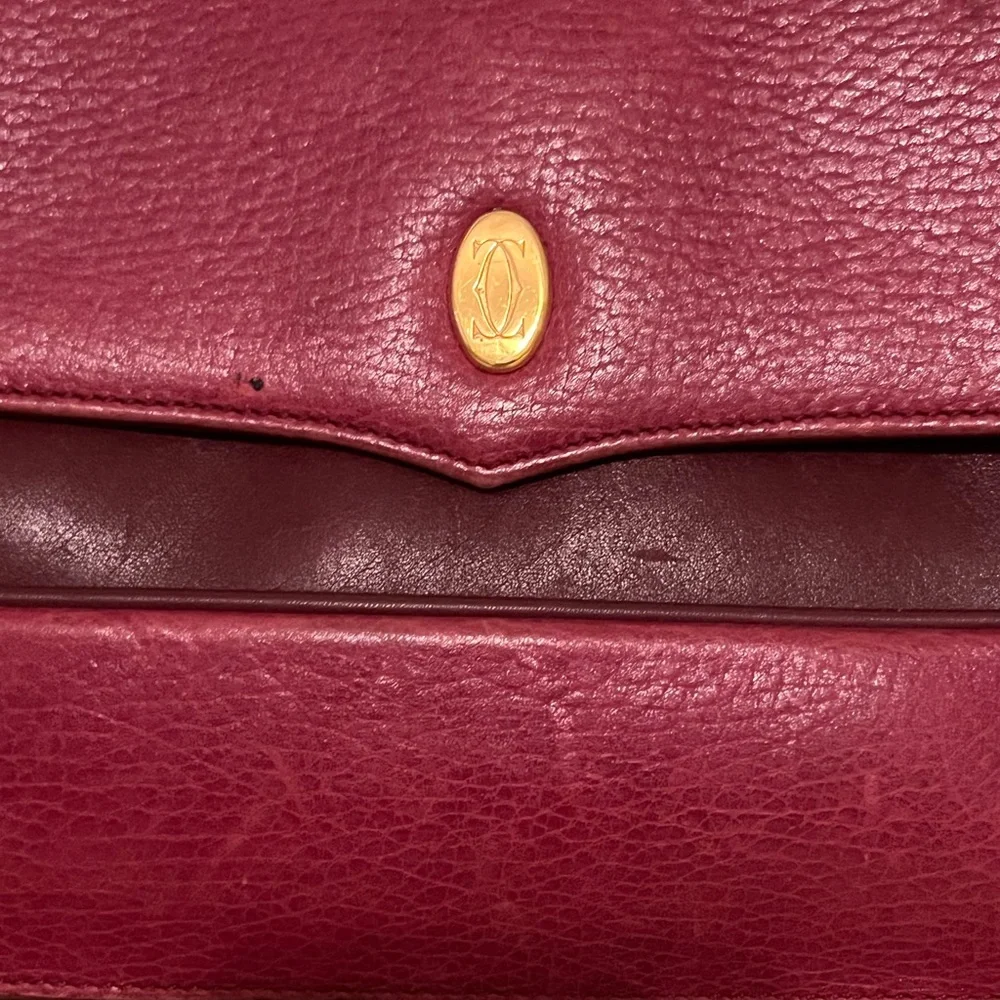 Must de Cartier flap clutch/shoulder bag - Picture 2 of 10